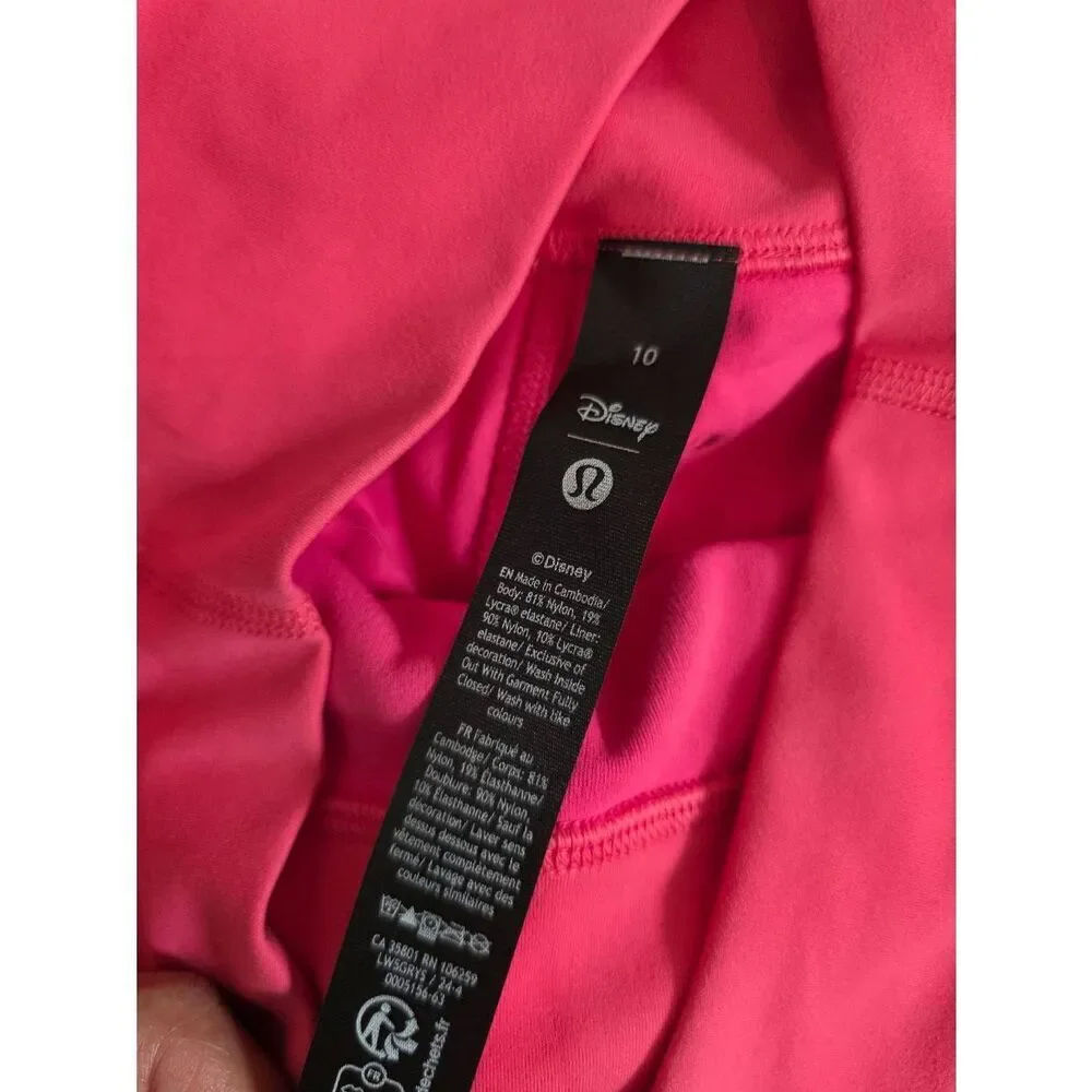Disney x Lululemon Align High-Rise leggings in the vibrant 